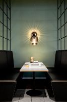 Billede af Design By Us New Wave Stripe Pendant Ø: 21 cm - Smoke/Black