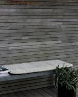 Billede af House Doctor Cuun Siddehynde m. fyld 117x48x5 cm - Sort/hvid