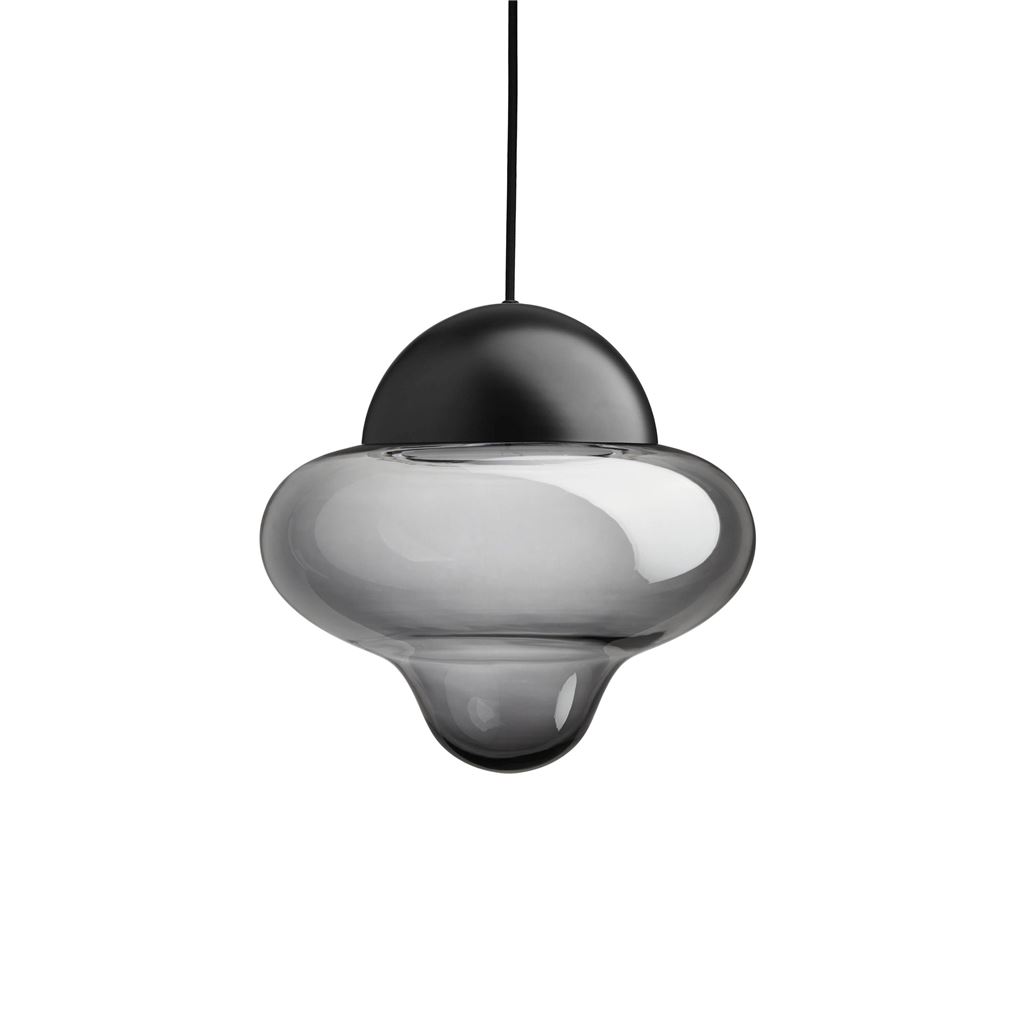 Billede af Design By Us Nutty XL Smoke Pendant Ø: 30 cm - Smoke/Black