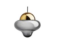 Billede af Design By Us Nutty XL Smoke Pendant Ø: 30 cm - Smoke/Gold