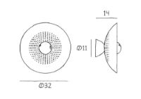 Billede af Design By Us Wanted Wall Lamp Ø: 32 cm - Gold
