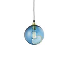 Billede af Design By Us Ballroom Pendant Ø: 20 cm - Blue Sky/Gold