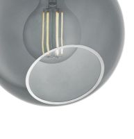 Billede af Design By Us Ballroom Pendant Ø: 20 cm - Smoke/Black