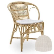 Billede af Sika-Design Hynde til Robert Spisebordsstol 47x43 cm - A670 Michelangelo White