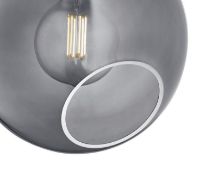 Billede af Design By Us Ballroom XL Pendant Ø: 32 cm - Smoke/Black