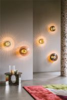 Billede af Design By Us New Wave Optic Wall Ø: 26 cm - Smoke/Black