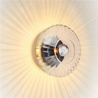 Billede af Design By Us New Wave Optic Wall Ø: 26 cm - Clear/Black