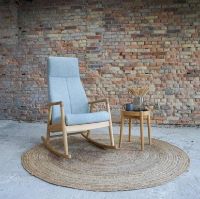 Billede af Farstrup Nobel 8945 Gyngestol SH: 47 cm - Eg/Lysegrå