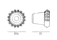 Billede af Design By Us New Wave Eyeball XL Ø: 16 cm - Black