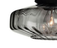 Billede af Design By Us New Wave Optic Pendant Ø: 26 cm - Smoke/Black