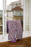 Billede af HAY Été Duvet Cover 140x220 cm - Bordeaux and Sky Blue