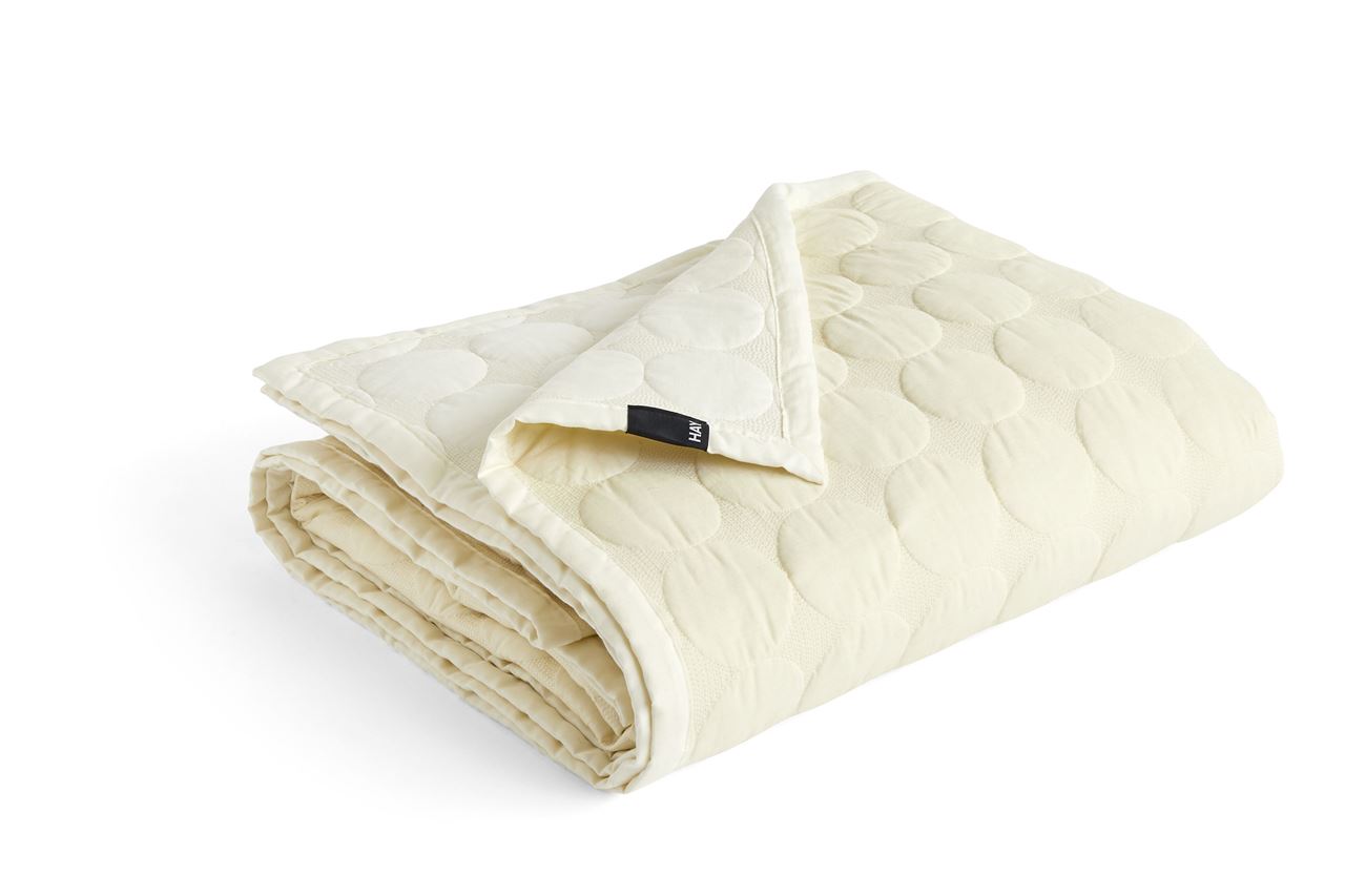 Billede af HAY Mega Dot Organic Sengetæppe 235x245 cm - Ivory