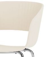 Billede af Montana Marée 401 Dining Spisebordsstol SH: 45,9 cm - 158 Oat / Chrome