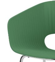 Billede af Montana Marée 401 Dining Spisebordsstol SH: 45,9 cm - 152 Parsley / Chrome