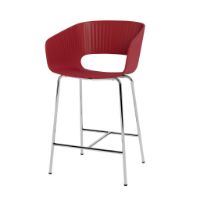 Billede af Montana Marée 402 Counter Stol H: 97 cm - 165 Beetroot/Chrome
