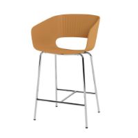 Billede af Montana Marée 402 Counter Stol H: 97 cm - 142 Amber/Chrome