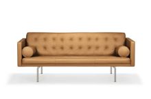 Billede af DUX Ritzy 3 Pers. Sofa L: 210 cm - Chrome/Naturale Camel