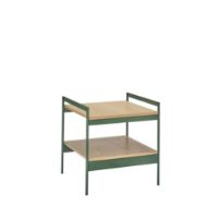 Billede af Hübsch Jaunty Side Table H: 45 cm - Green/Natural 