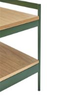 Billede af Hübsch Jaunty Side Table H: 45 cm - Green/Natural 