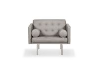 Billede af DUX Ritzy Lænestol SH: 42 cm - Chrome/Elmo Rustical