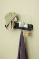 Billede af Hübsch Shack Shelf B: 60 cm - Textured/Black  OUTLET