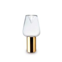 Billede af Lampefeber Aella Thin T Bordlampe Ø: 17 cm - Transparent/Guld