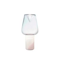 Billede af Lampefeber Aella Thin T Bordlampe Ø: 17 cm - Transparent/Onyx