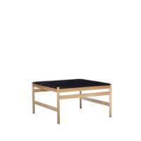 Billede af Hübsch Raw Coffee Table 80x80 cm - Black/Natural 