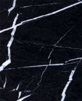 Billede af Hübsch Raw Coffee Table 80x80 cm - Black/Natural 