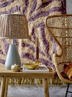 Billede af Bloomingville Izza Tæppe 90x150 cm - Lilla