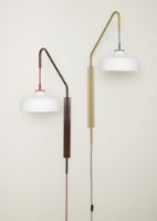 Billede af Hübsch Current Wall Light H: 111 cm - Green/Khaki