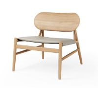 Billede af Brdr Krüger Ferdinand Lounge Stol SH: 41,5 cm - Eg/Oyster 30157