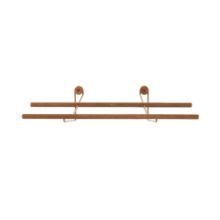 Billede af We Do Wood Shoe Rack Small L: 60 cm - Oak/Brass
