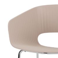 Billede af Montana Marée 403 Barstol H: 107 cm - 137 Mushroom/Chrome