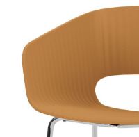 Billede af Montana Marée 403 Barstol H: 107 cm - 142 Amber/Chrome