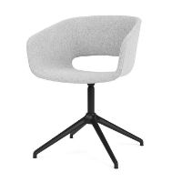 Billede af Montana Marée 404 Swivel Kontorstol på ben SH: 46,5 cm - Hallingdal 116/Sort Aluminium