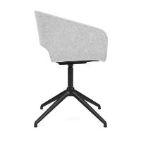 Billede af Montana Marée 404 Swivel Kontorstol på ben SH: 46,5 cm - Hallingdal 116/Sort Aluminium