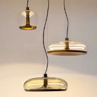 Billede af Lampefeber Aurelia S 45 Pendel Ø: 45 cm - Gunmetal/Transparent