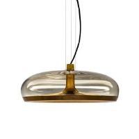 Billede af Lampefeber Aurelia 45 Pendel Ø: 45 cm - Vintage Messing/Røggrå