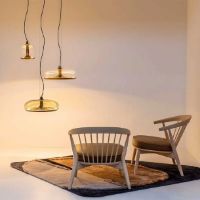 Billede af Lampefeber Aurelia 45 Pendel Ø: 45 cm - Vintage Messing/Røggrå