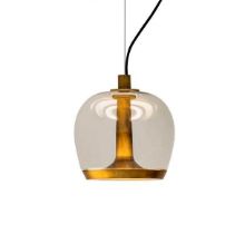 Billede af Lampefeber Aurelia Bold S Pendel Ø: 22,5 cm - Vintage Messing/Røggrå