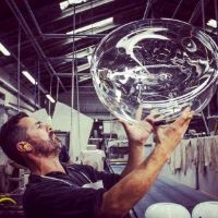 Billede af Lampefeber Aella Mini S 30 Pendel Ø: 30 cm - Transparent/Krom