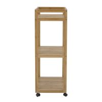 Billede af Bloomingville Aden Garderobe Stativ m/Hjul H: 85 cm - Bambus/Natur
