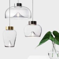 Billede af Lampefeber Aella Bold S Pendel Ø: 21 cm - Transparent/Krom