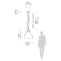 Billede af Lampefeber JJ Great S Pendel Ø: 56 cm - Hvid