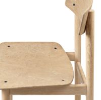 Billede af Mater Conscious Chair BM3162 SH: 46 cm - Soaped Oak Coffee Light 
