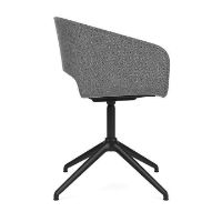 Billede af Montana Marée 404 Swivel Kontorstol på ben SH: 46,5 cm - Hallingdal 166/Sort Aluminium