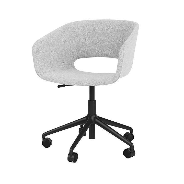 Billede af Montana Marée 405 Swivel Kontorstol på hjul SH: 40-52 cm - Hallingdal 116/Sort Aluminium