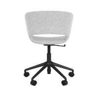 Billede af Montana Marée 405 Swivel Kontorstol på hjul SH: 40-52 cm - Hallingdal 116/Sort Aluminium