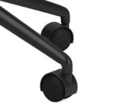 Billede af Montana Marée 405 Swivel Kontorstol på hjul SH: 40-52 cm - Hallingdal 116/Sort Aluminium